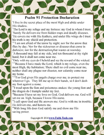 psalm-91-free-printable